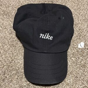 Nike Black Embroidered Cap